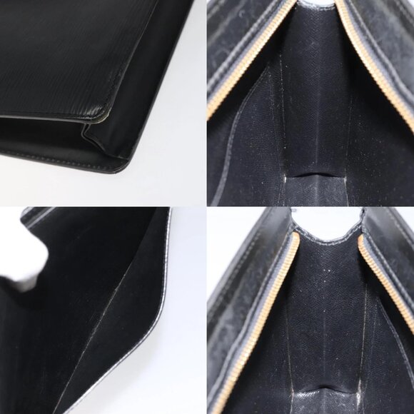 LOUIS VUITTON Epi Pochette Homme Clutch Bag Black Noir M52522 LV Auth 113778 - Picture 16 of 16